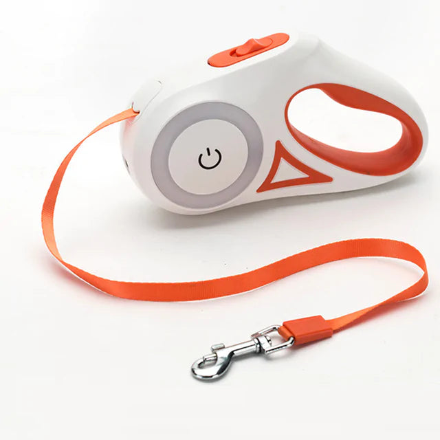 Dog Leash retractable with Led Lights