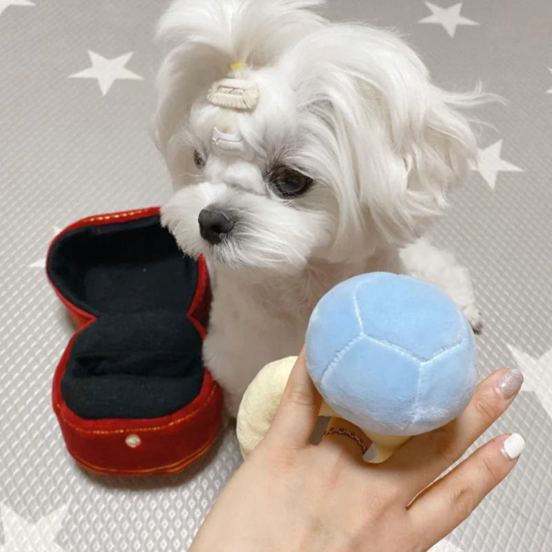 Diamond Ring Dog Toy