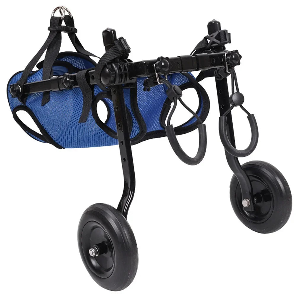 Pet Walk Booster Dog Wheelchair Disability Adjustable Dog Hind Legs Bracket Cat Dog Injured And Weak Rehabilitation Aid Car