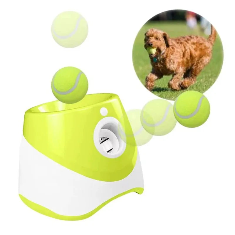 Dog Tennis Ball Launcher Dogs Chase Automatic Toys Automatic Fun Interactive Machine Fun Interactive Catapult Throw Rechargable