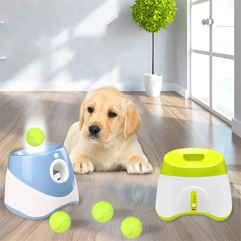 Dog Tennis Ball Launcher Dogs Chase Automatic Toys Automatic Fun Interactive Machine Fun Interactive Catapult Throw Rechargable