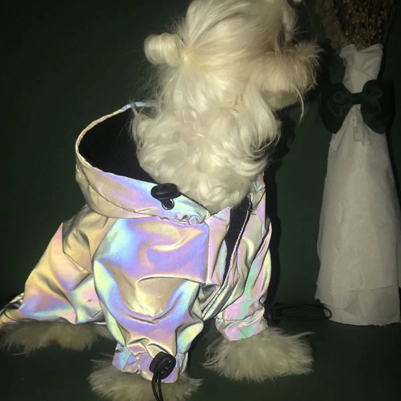 Reflective Flashy Dog Hoodie