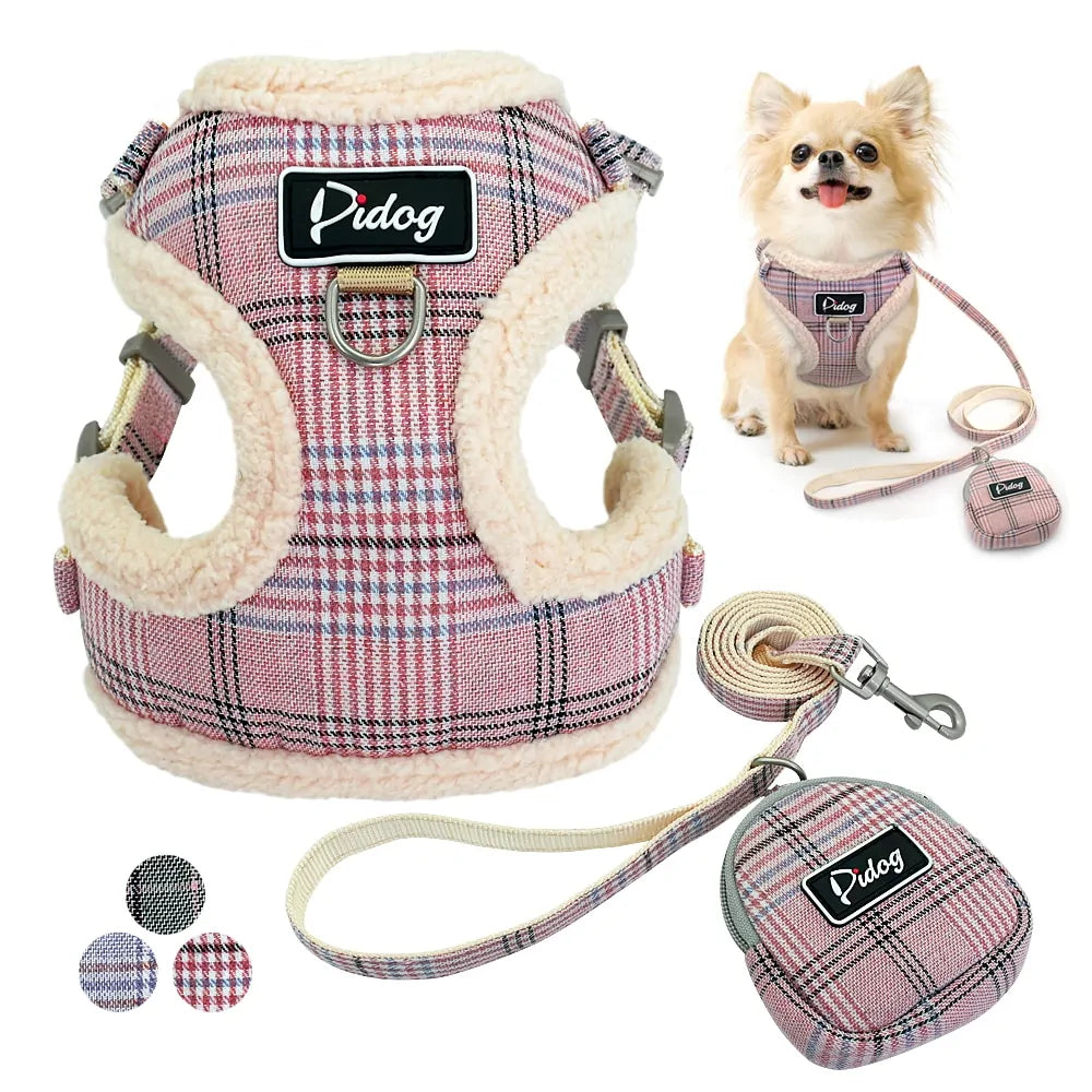 Adjustable Soft Harness Set For Dogs