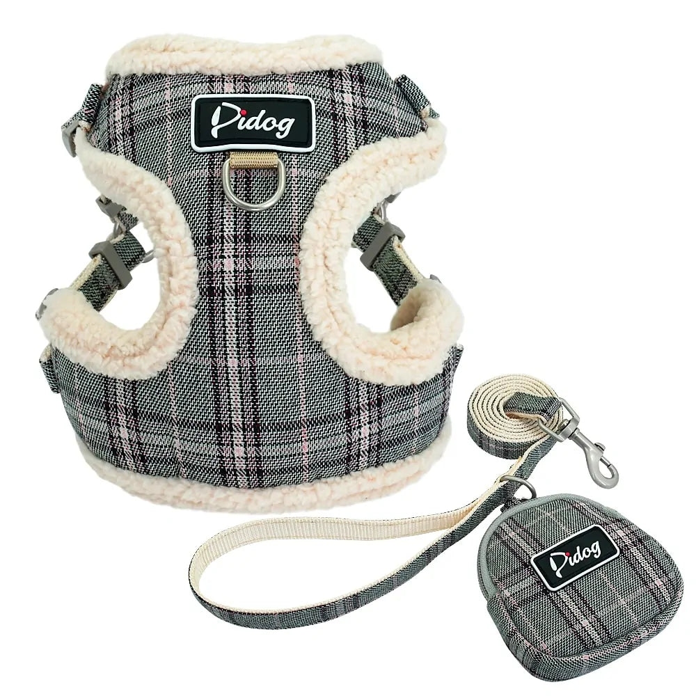 Adjustable Soft Harness Set For Dogs